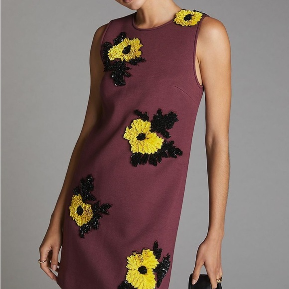 NWT Anthropologie Seqyibed Shift Mini Dress Dhruv Kapoor Size S Small NEW - Picture 1 of 8